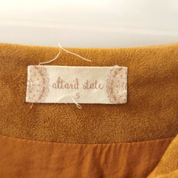 Small Suede Altar'd State Snap Skirt - Picture 3 of 3